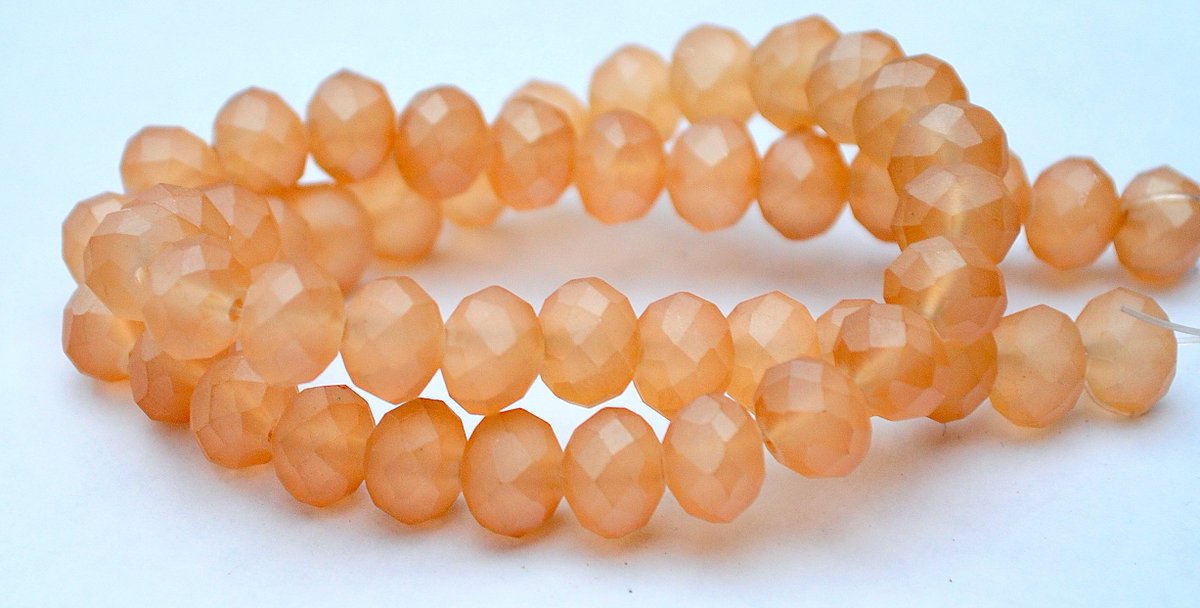 Excited to share the latest addition to my #etsy shop: 24 pcs 10x8mm Frost Two Tone Amber Champagne Fire Polish Accents Faceted Glass Beads FTTA etsy.me/2VFydur #supplies #brown #rondelle #beading #glass #beads #beige #bead #jewelymaking