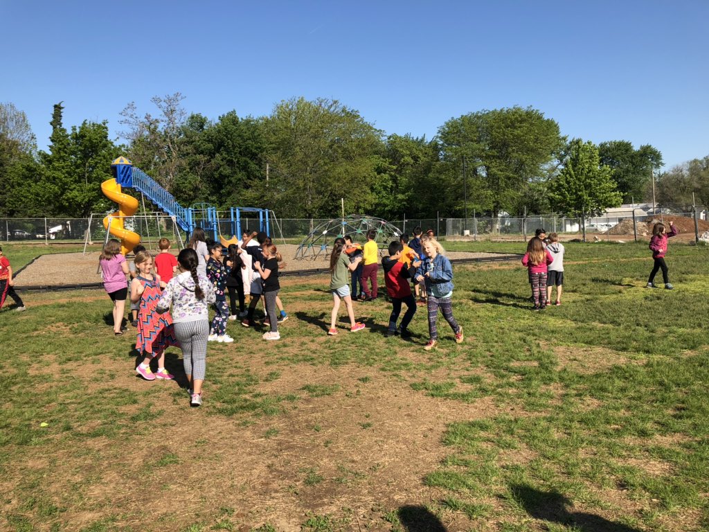 Just a little game of Tadpole, Chicken, Monkey, Superhero to start the afternoon off!
