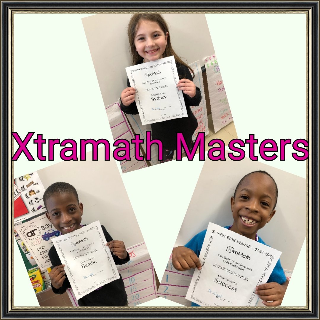 SenecaElem's tweet photo. Ms. Wingerd's class hits the trifecta; Sydney-Addition Bambo-Subtraction &amp; Success-Multiplication. Keep up the great work, 2nd grade is around the bend. #TeamBCPS https://t.co/YWpSr8U4XI