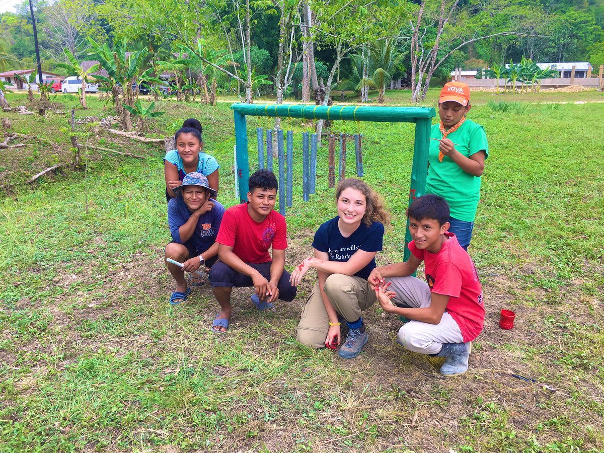 IU_Wells's tweet photo. Thanks to the hard work of Tumul K’in students &amp; staff,@Play360Team, @CELABelize, @chrisirmscher, and our very own Scholars, the school now has some spiffy new structures and recreation areas! Bravo all! https://t.co/jU8iE0ney9