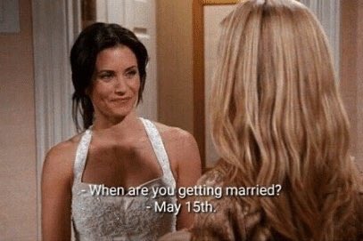 insidefriends's tweet photo. Today is the wedding anniversary of Monica and Chandler https://t.co/pJAfqkSqn0