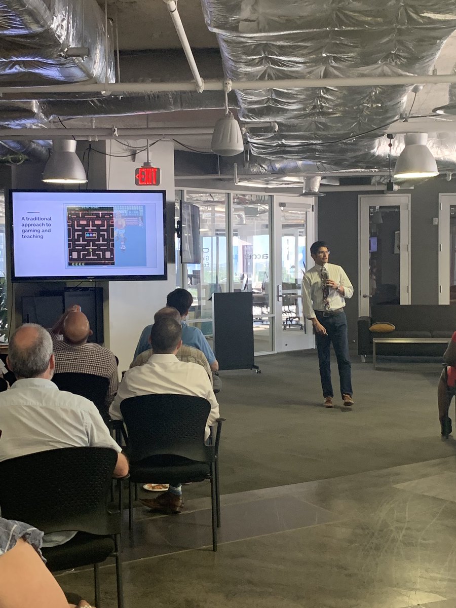 leenamariesaleh's tweet photo. @San_Tacos schooling us on making math fun. “It should be fun! Math is fun. Everyone is good at math. Just our experience learning it is what makes it not fun.” #math #middleschool #austininno #edtechchat #edtech https://t.co/nABLQYWTQY