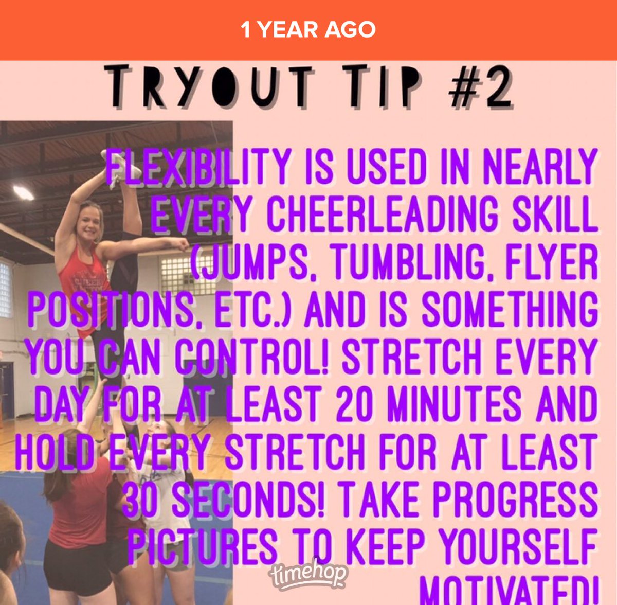 Ladies keep stretching!
