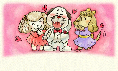 Rusty imagines himself surrounded by cute young girls.