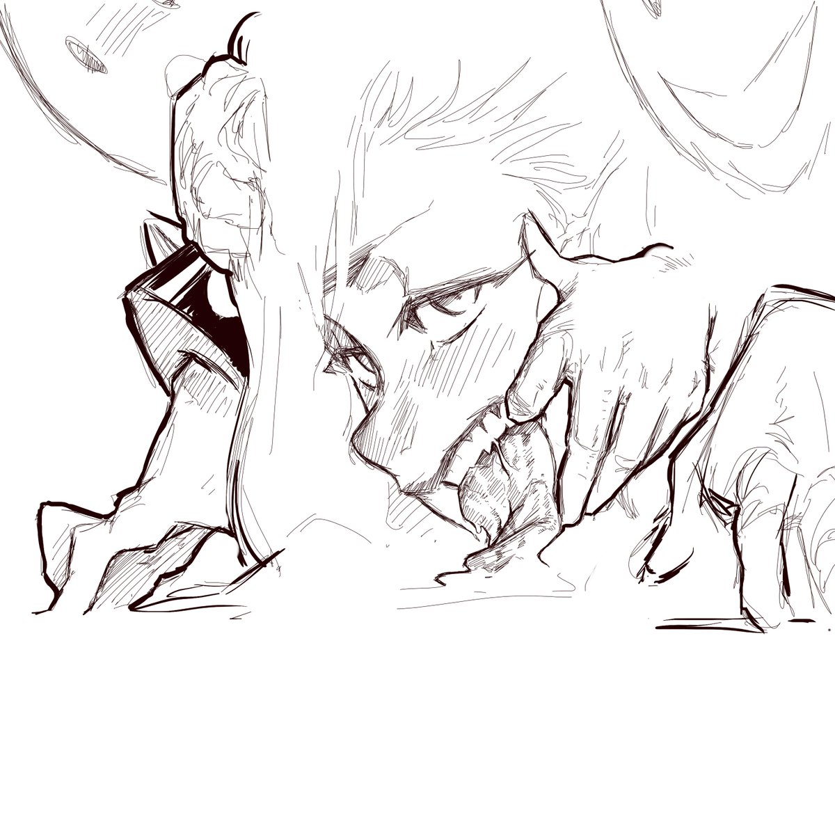 Some scratch sketches cuz people seem to like these weird things XD now back to comms