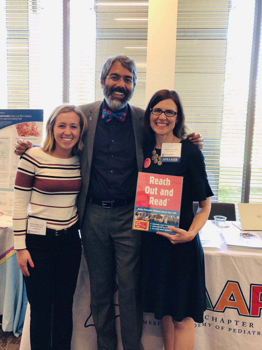 KathleenSwec's tweet photo. Thank you @navsaria for sharing your expertise on early brain development and screen time today at the #AnnualRileyConference and for your support of @reachoutandread in Indiana through @IND_AAP https://t.co/GGWfTNUZXX