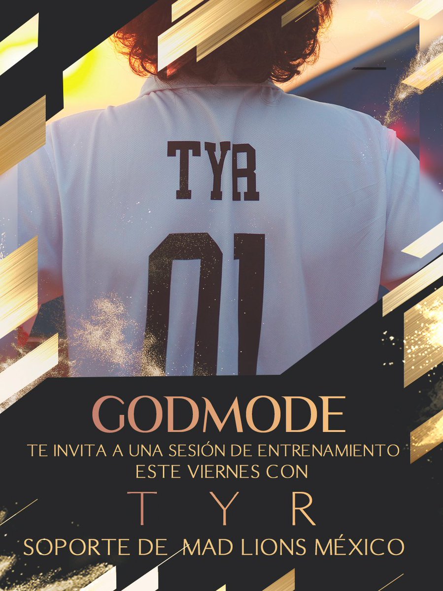 GODMODELATAM's tweet photo. 🚨¿Te gustaría ser un proplayer?
🔱Sortearemos una EXCLUSIVA sesión de entrenamiento #GODCLASS con Tyr, soporte profesional de @MADLionsEC_MX🦁
Para participar debes de:
🔸Seguir a @GODMODELATAM y a @hector_god_rov
🔸Dar RT a este Tweet
🔸Dejarnos tus preguntas
Participa YA😉 https://t.co/yusIhfDsdT