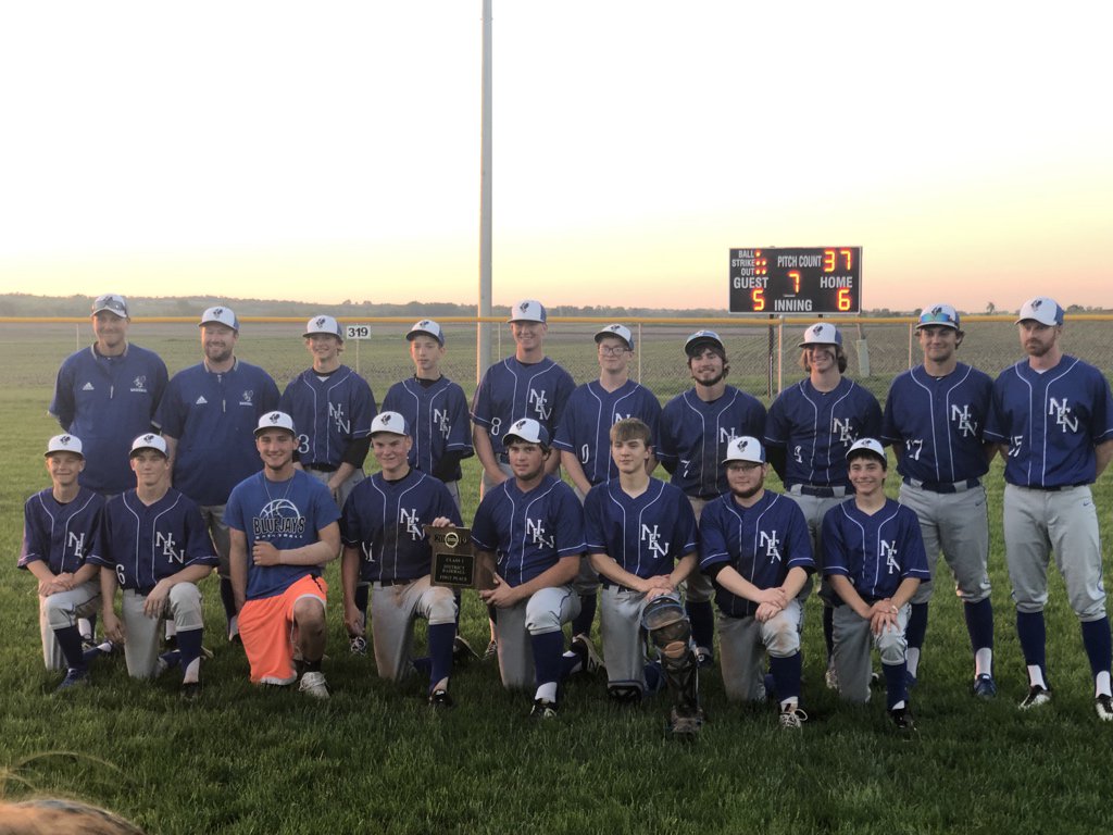 SportsMDF's tweet image. The Class 1 District 16 Champions @NENbluejays