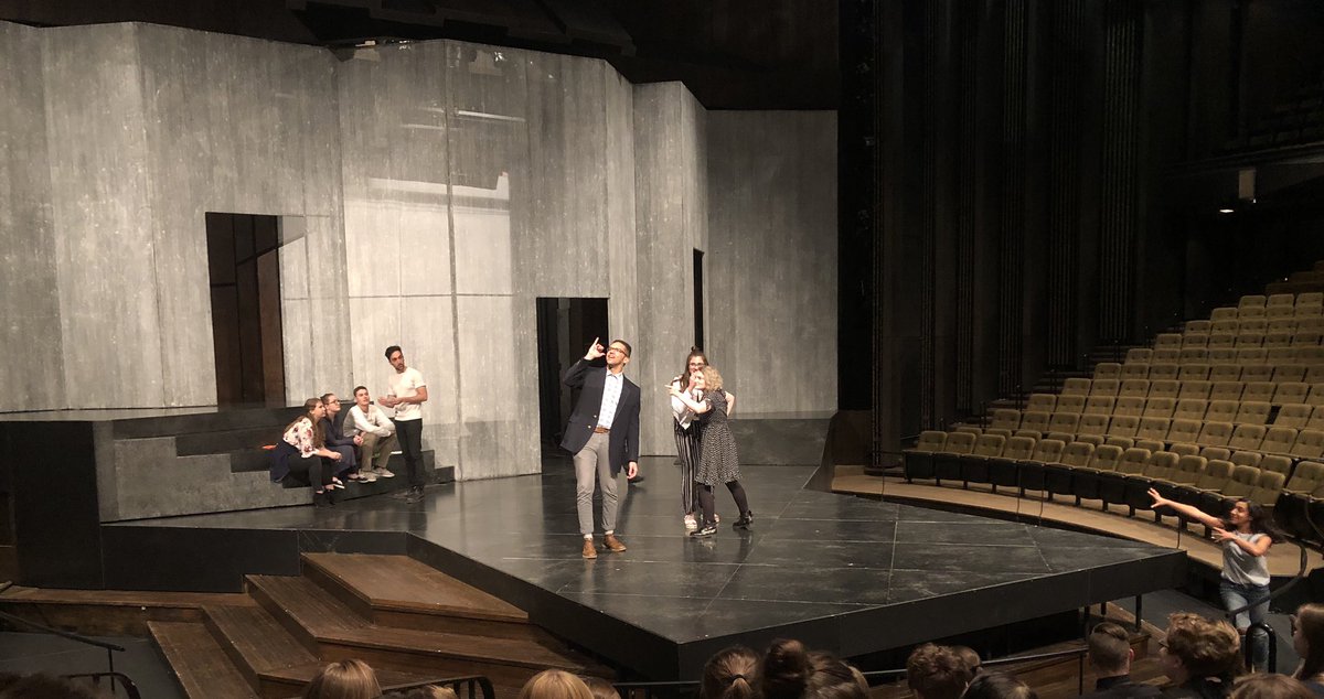 OrioleCountry's tweet photo. AP English students had an outstanding day at the Stratford Shakespeare Festival. They saw a modernized version of Othello, and even got to spend some time on stage in a pre-show workshop! https://t.co/5h59T2ddxm