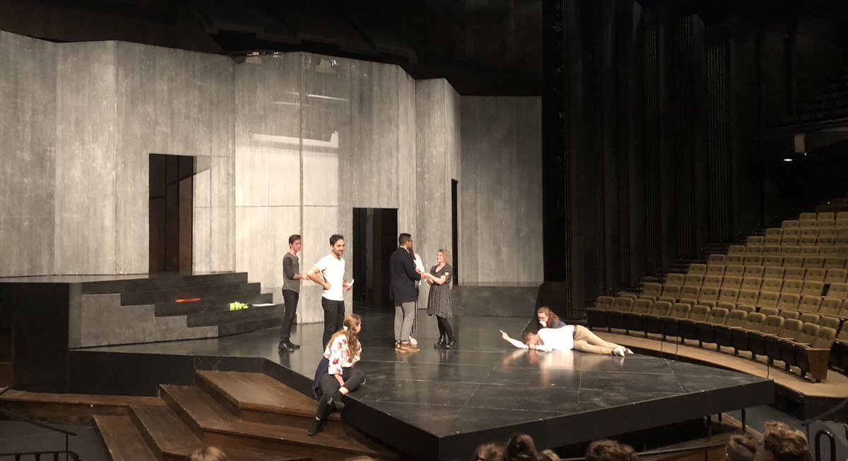 OrioleCountry's tweet photo. AP English students had an outstanding day at the Stratford Shakespeare Festival. They saw a modernized version of Othello, and even got to spend some time on stage in a pre-show workshop! https://t.co/5h59T2ddxm