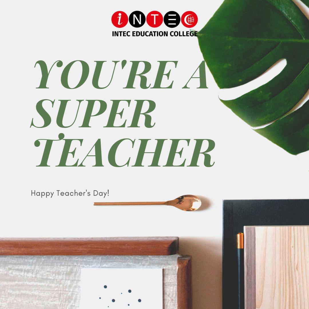 intecuitmsub's tweet photo. 📢📢ATTENTION all students! Now is the time for you to express your gratitude to your teachers!
All you have to do is share your 'selfie' with your favourite teacher using #INTECteachersday and we might just retweet it!
#happyteachersday #INTECteachersday #thinkfuturethinkINTEC https://t.co/J3erhJY6Et