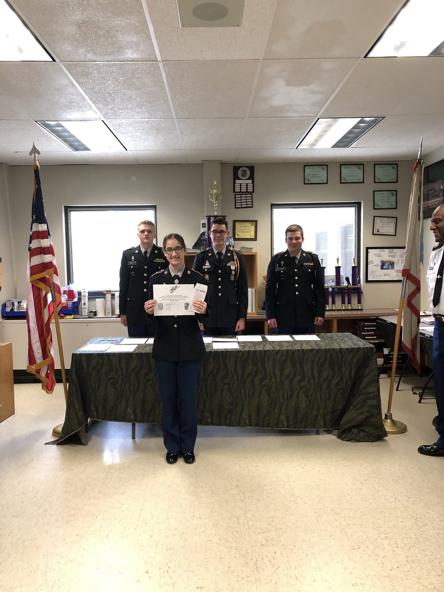 JrotcBeaver's tweet photo. Huge congratulations to our Cadet and Leader Board winners! Our new l cadet of the year, Brooke Biro! And our leader of the year, Cj Oravitz! Amazing job you two, keep up the amazing work! https://t.co/kfjiEbX4Zg
