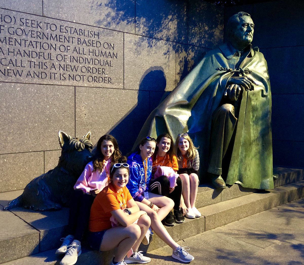 MikeDemana's tweet photo. @OOMSDC  FDR Memorial https://t.co/SIHvOe2qjK