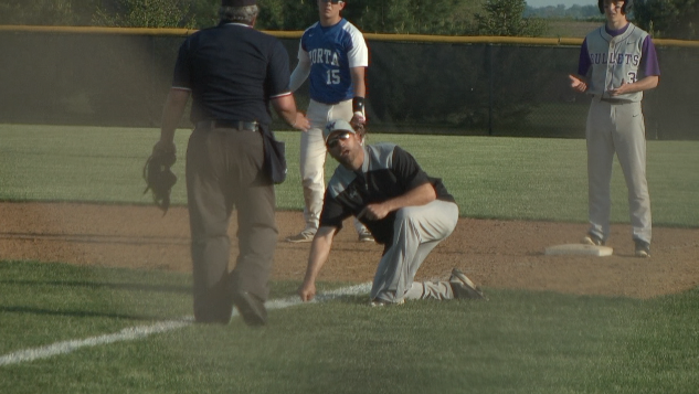 Channel1450com's tweet photo. Reid's First Career Rake Sends PORTA On: Bluejays Shock Bullets In Regional Semifinal Upset (HIGHLIGHTS) https://t.co/aQYDslb9oc https://t.co/OlIWWhIZQs
