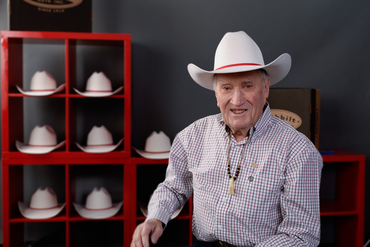 TourismCalgary's tweet photo. Congratulations, Fred Saunders of @calgarystampede! #whitehatyyc Winner for Exceptional Service: Heart of House https://t.co/NH3ezofsHO
