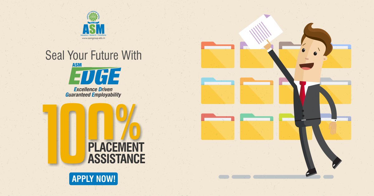 ASM_Group's tweet photo. With our special program ASM EDGE, we work on the holistic development of the students so that they are employable. Enroll Now! Know more at https://t.co/KNG85NajSE #ASMEDGE #ASMGroup #PGDM #ASMsIBMR https://t.co/PJIABSzH6e