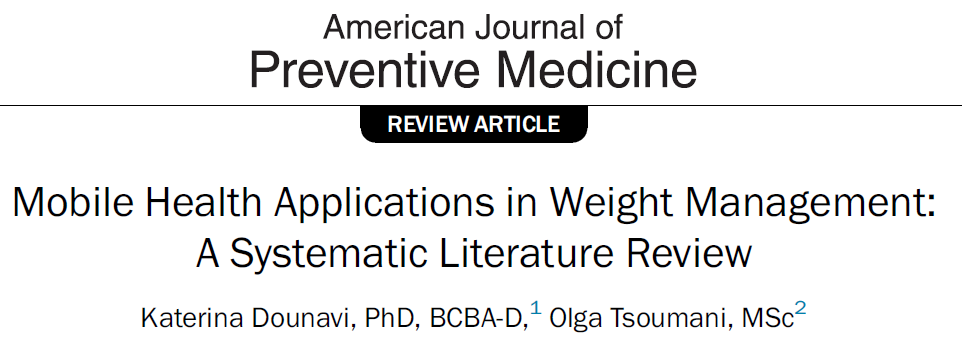cmueller_PhD's tweet photo. Systematic Review says there is sufficient consensus across studies that mobile #health apps are acceptable &amp; effective in producing #WeightLoss through lifestyle changes in eating behaviors &amp; #PhysicalActivity patterns.

https://t.co/NuPITbbM99

#DigitalPrevention
#PublicHealth https://t.co/XLheCMIQij