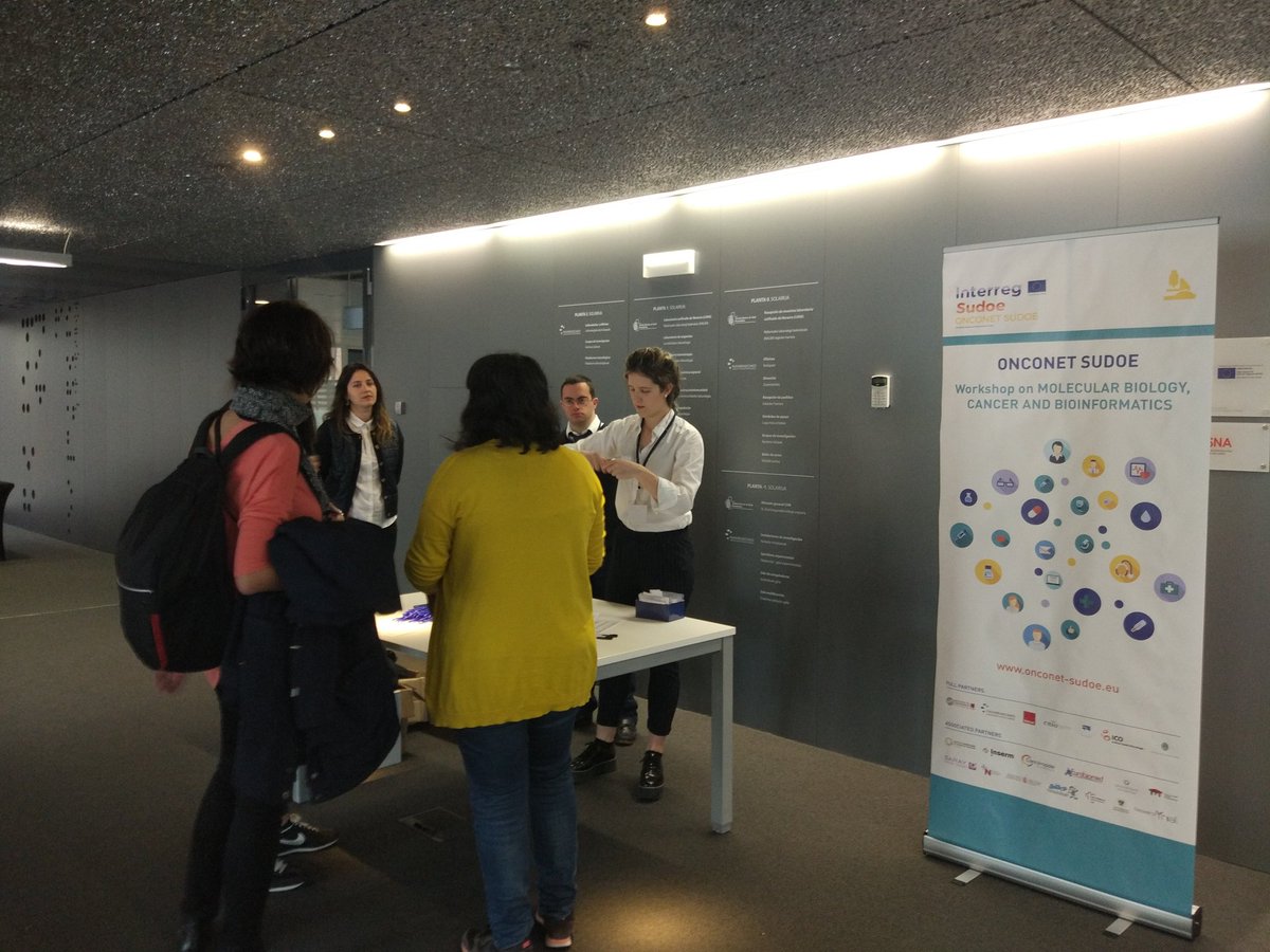 navarrabiomed's tweet photo. We're all prepared and ready to go! Just 20 minutes to start the workshop in Pamplona @ONCONET_SUDOE 

#biomedicine #navarre #oncology https://t.co/Ka9x00v3dZ