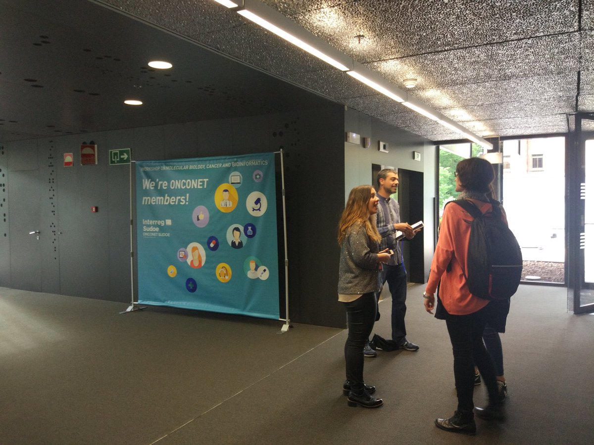 navarrabiomed's tweet photo. We're all prepared and ready to go! Just 20 minutes to start the workshop in Pamplona @ONCONET_SUDOE 

#biomedicine #navarre #oncology https://t.co/Ka9x00v3dZ