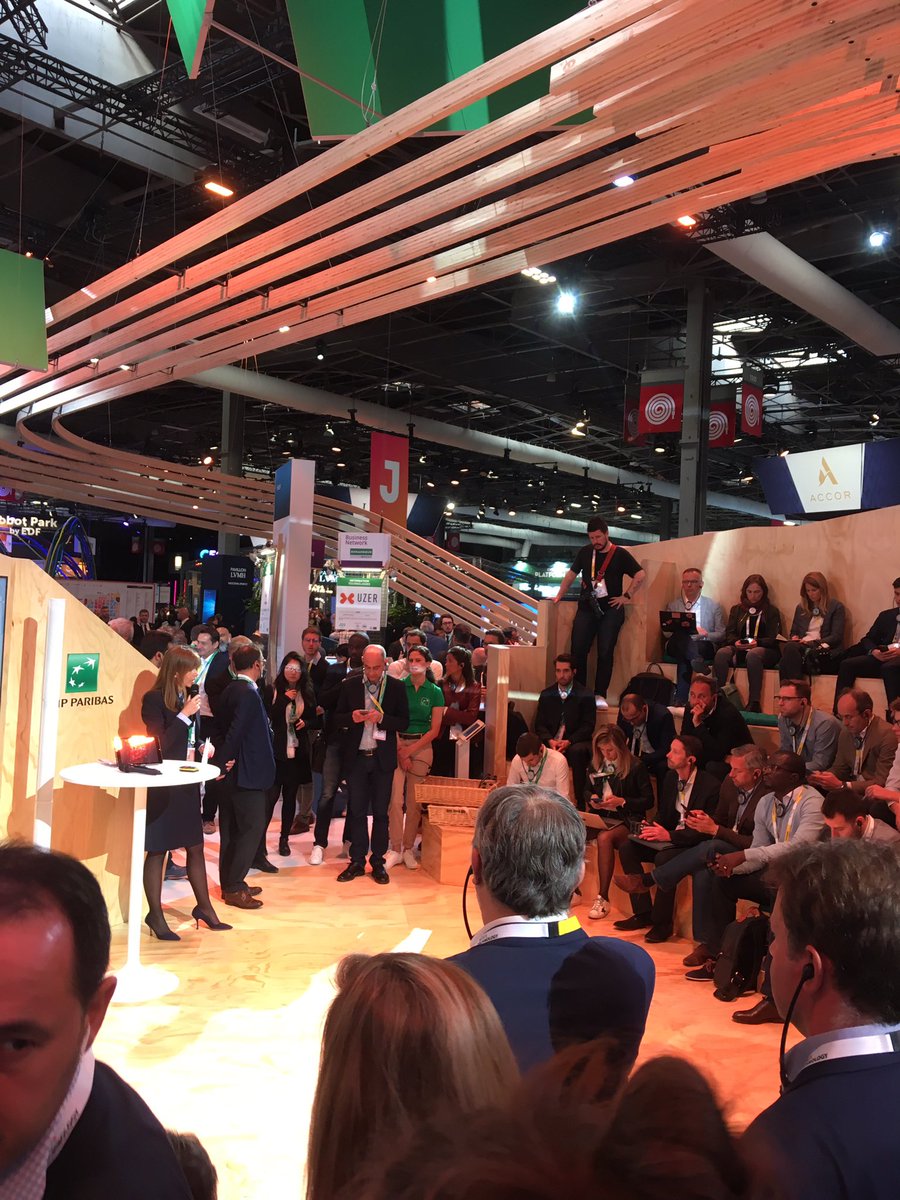 L’open innovation lab <a href="/BNPParibas/">BNP Paribas Group</a> fait déjà le plein des l’ouverture de #vivatech #PositiveBanking