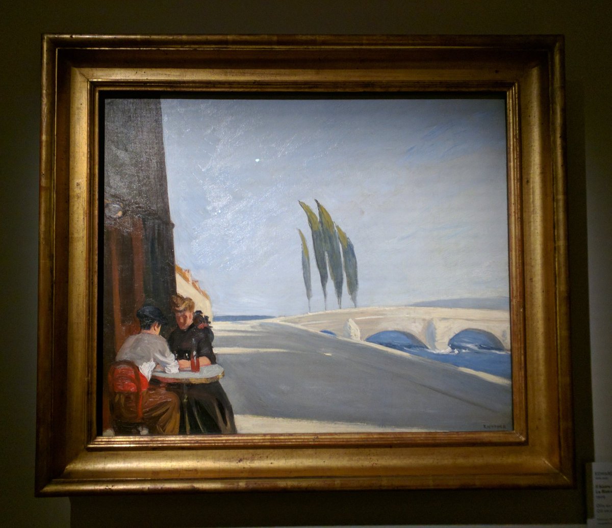 PhyllisASears's tweet photo. @jennifuchs Seeing early #EdwardHopper paintings in Rome was a little surprising. #MusMem https://t.co/CzsF8ZpmE8