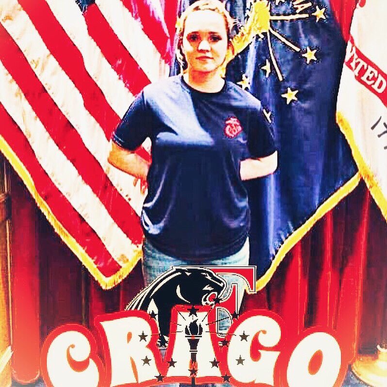HoosierSpartans's tweet photo. Congratulations @CragoVictoria for being the 1st from Class of 2020 to lock in your future. #femalemarines #hoosiers #marines #hoosiermarines #ophamayjohnson @EastbrookHS1 @ECSC_Panthers https://t.co/TLAbLTiCi5