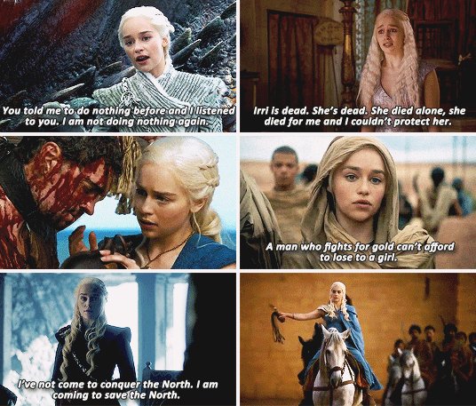 This is the real Daenerys Targaryen, never forget that.