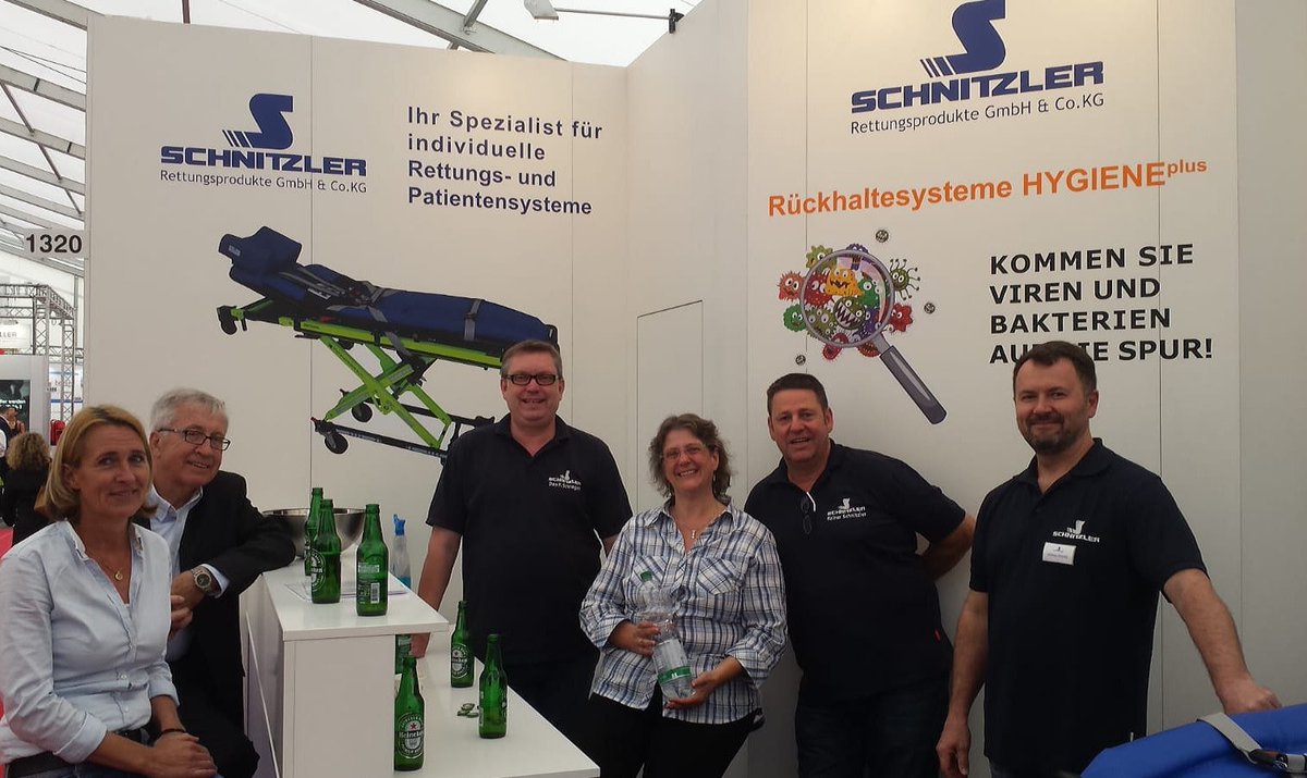Rettmobil 2019! Stand 1319 &amp; 1320! Das Schnitzler-Team freut sich auf Ihren Besuch!