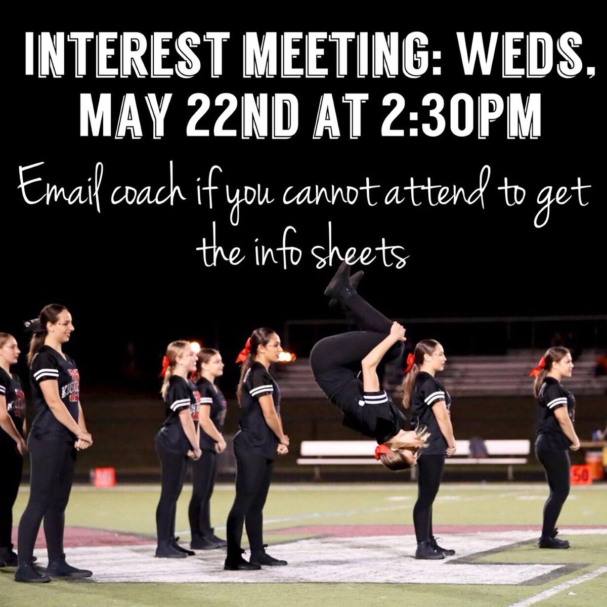 NHS Varsity Kickline tweet media