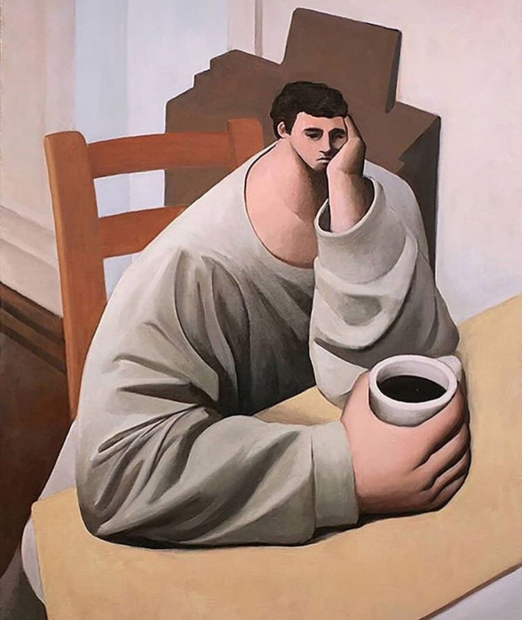 Bedenim ayakta, işe varmaya bişi kalmadı ama hala zihnim yatakta ve direniyor uyanmamaya..ne yapmalı diyenler? Size bu GÜNAYDIN ☺️🌼 (resim tonytoscani)