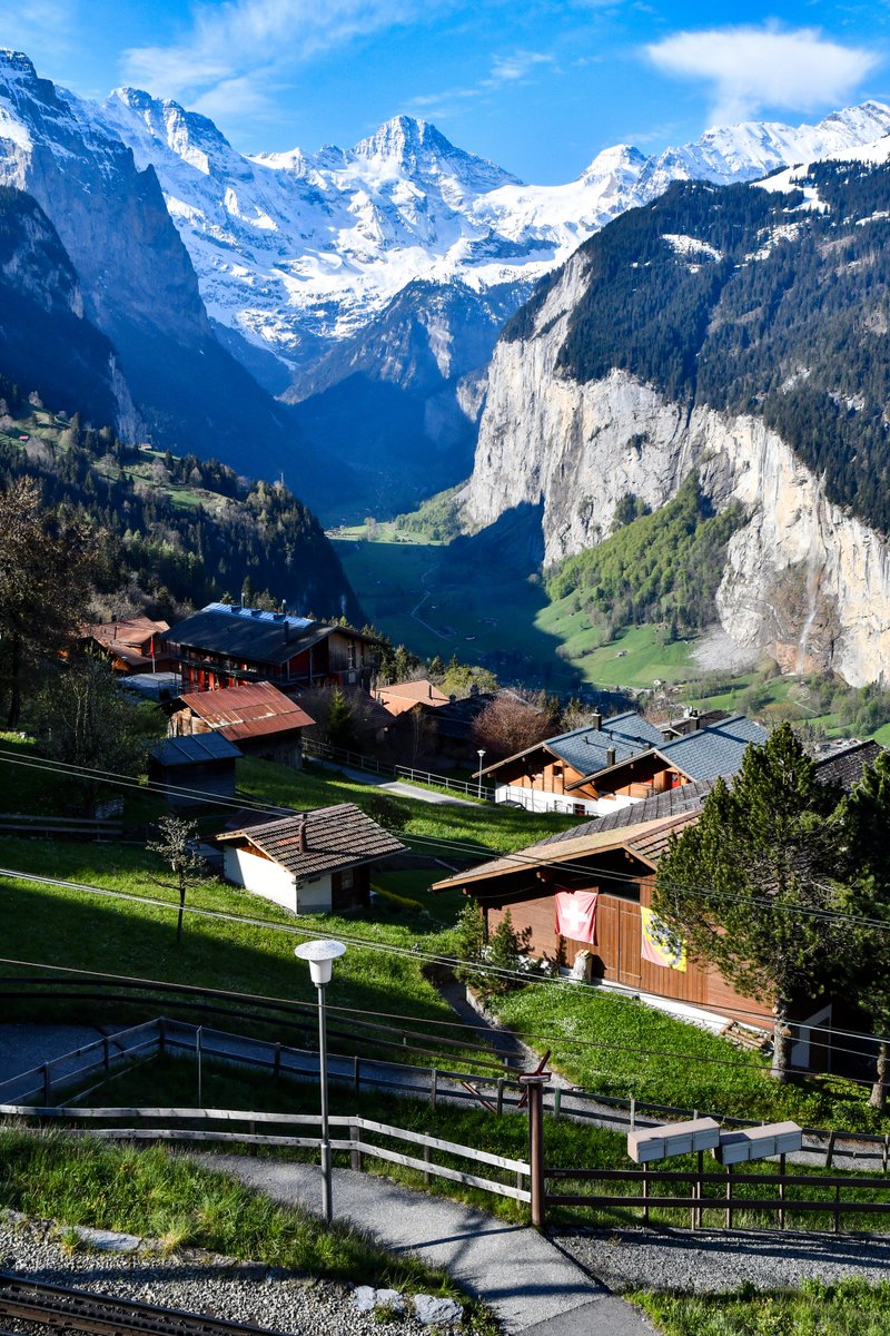 WengenSwiss's tweet photo. Good morning from Wengen. We have blue sky today and lots of colorful flowers. #wengen #inLoveWithSwitzerland #Switzerland #bluesky https://t.co/qKrvtValTs