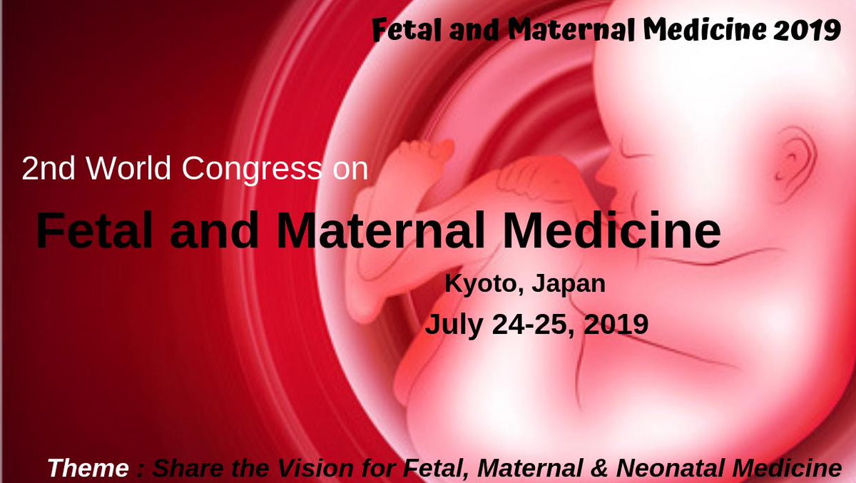 Exciting Discounts for #Speakers #Delegates and #Students.
Attend #2nd World Congress on Fetal and Maternal Medicine in #Kyoto this #July 24-25, 2019. Interested participants mail us @ fetal@worldmeet.net to avail discounts on registration.
For info PS: bit.ly/2ODmUf8