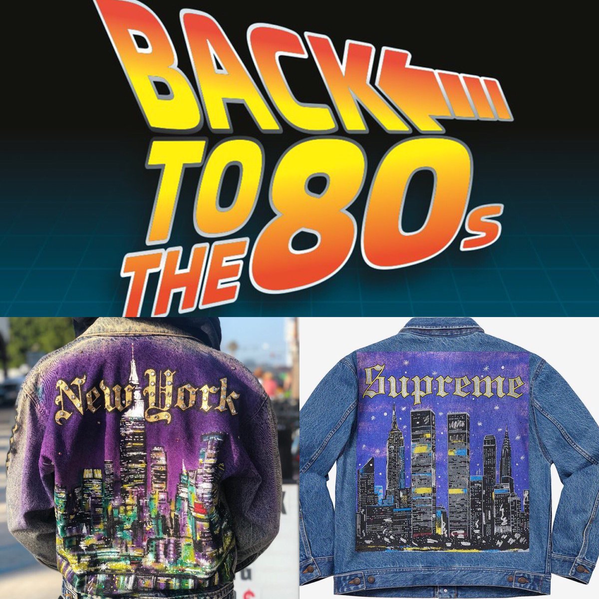 supreme new york denim jacket