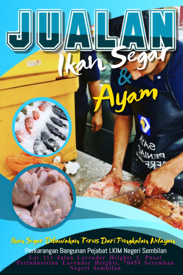LKIMNS's tweet photo. Jemput datang.. Jualan pada 16 dan 17 Mei 2019..di jamin segar. Jualan bermula pukul 10 pg hingga 1.30 petang.
#lkim
#lkimns
#revolusionerindustriperikanan https://t.co/cbjU9dvjgt