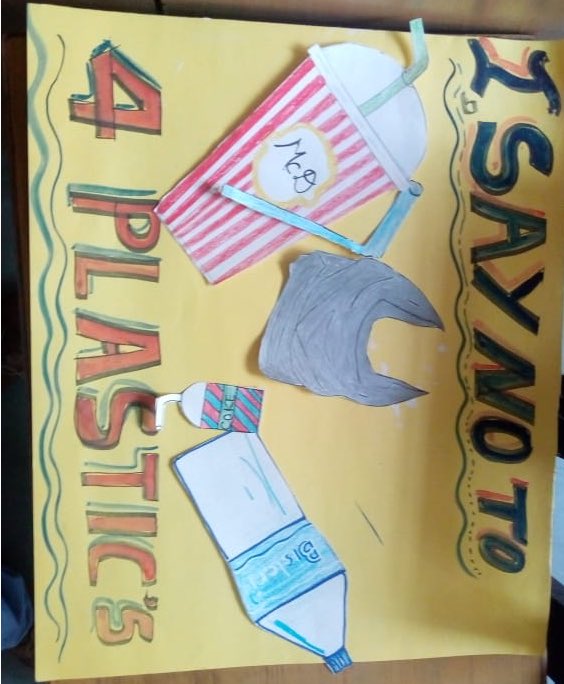 tfsfoundation's tweet photo. The Grade 6 Ss talk about the solutions to reduce and refuse plastics. They made posters of the 4 main culprits of single use Plastics. Take a pledge today-
#NoMorePlastic #BanPlastic #JusticeForEnvironment #SDGs #TfsGoals @Kat_d15 @zelfstudie https://t.co/fdb2TSKUYY