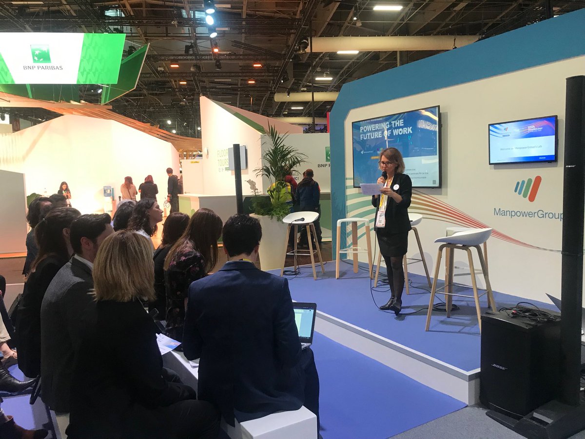 Briefing des équipes sur le lab. ⁦⁦<a href="/ManpowerGroupFR/">ManpowerGroup France</a>⁩ #VivaTech2019 C’est parti pour 3 journées intenses consacrées à l’#innovation !!