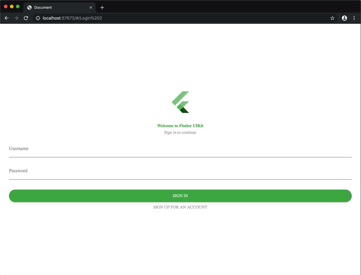 imthepk's tweet image. Flutter UI KIt for Web is done ✅ and open sourced ♥️. Don't forget to star 🌟 the repo.
Check it out -
bit.ly/2Yufu1P
#FlutterForWeb @FlutterDev