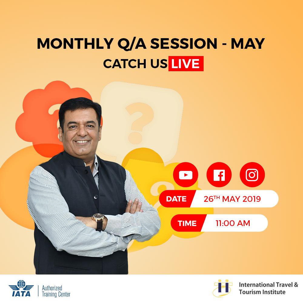 ITTI_Ahmedabad's tweet photo. After two mega interactive monthly Q/A sessions on YouTube. ITTI is back with the third round of our Q/A Session. Mark the last Sunday of May on your calendars and catch us live sharp at 11:00 AM.  

#ITTILive #AskAjaysir #QnAWithAjaySir https://t.co/UhALWApA8X
