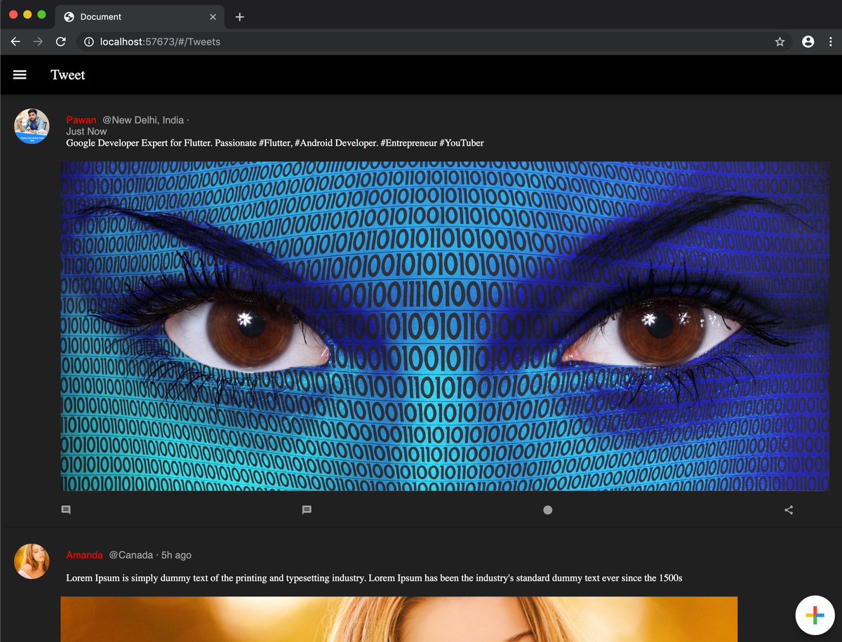 imthepk's tweet image. Flutter UI KIt for Web is done ✅ and open sourced ♥️. Don't forget to star 🌟 the repo.
Check it out -
bit.ly/2Yufu1P
#FlutterForWeb @FlutterDev