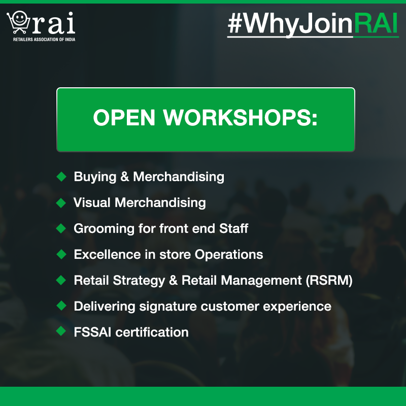 rai_india's tweet photo. #RAI covers every aspect of effective retailing for its members and the retail industry as a whole to be aware of the changing market trends and tweaks.
Become a member: https://t.co/sYQTcWY09F
#RAI #Retailers #WhyJoinRAI https://t.co/XEOwTrd6RL