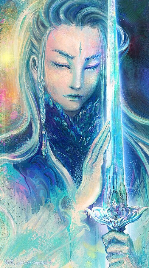羯梵 Jie Van 冬之主 寒斐冰劍 幻想 神話 光り 宝石 光 冬 氷 寒 青髪 劍https T Co Drjygyinhi 羯梵 Jie Van 冬之主 寒斐冰劍 幻想 神話 光り 宝石 光 冬 氷 寒 青髪 劍https T Co Drjygyinhi