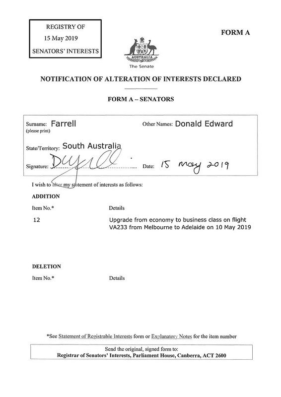 New page detected on the register of Senator the Hon Don Farrell. Help make these disclosures searchable here: burntheregister.com/project/farrel…