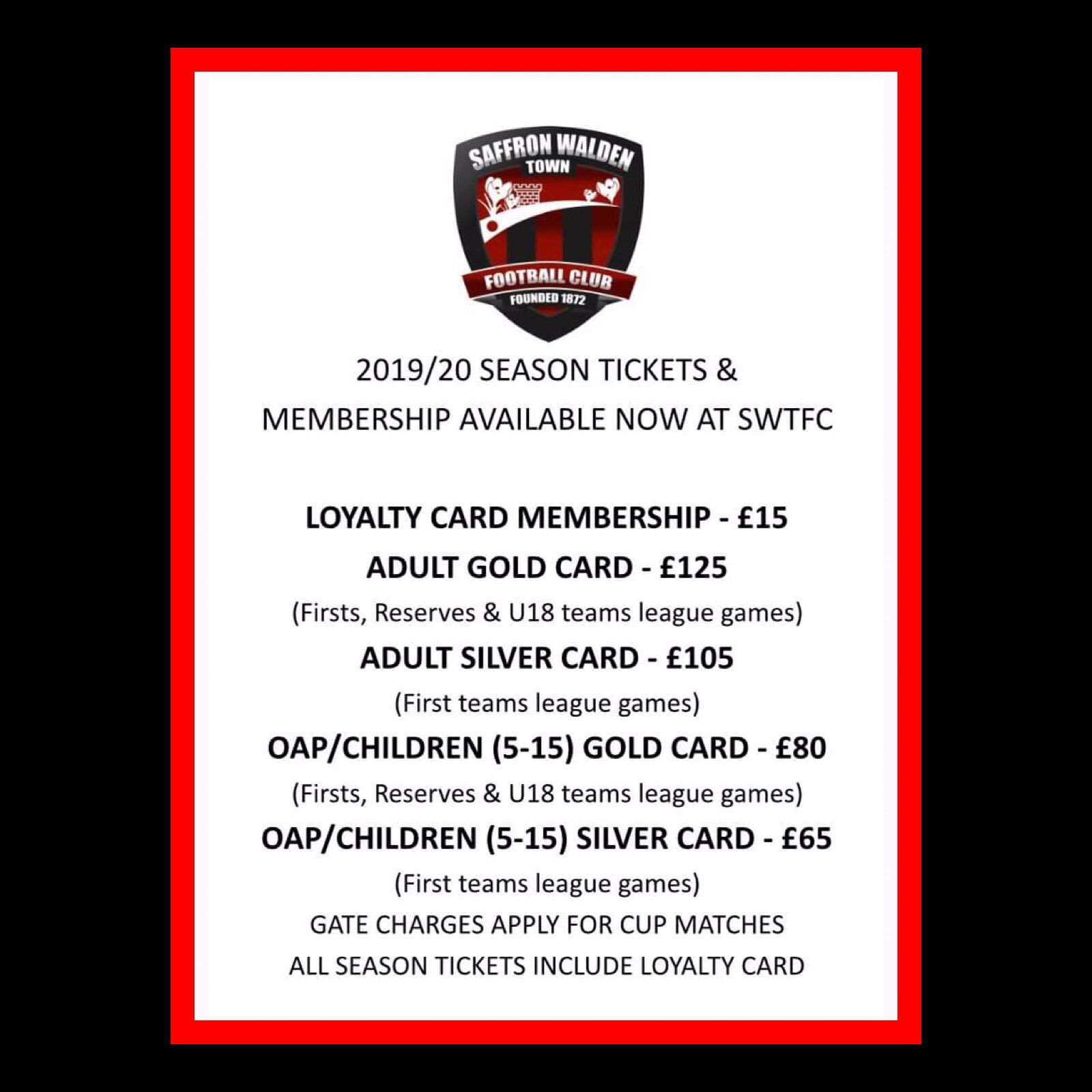 Saffron Walden Fc Reserves (SaffronFc) / Twitter