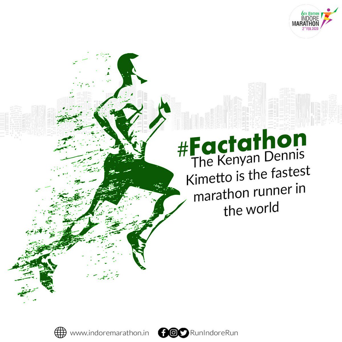 #Factathon 
Did you know this amazing marathon fact?
#run #paceup #victory #history #marathon #runindorerun #indoremarathon
#Aim #efficientrunning
