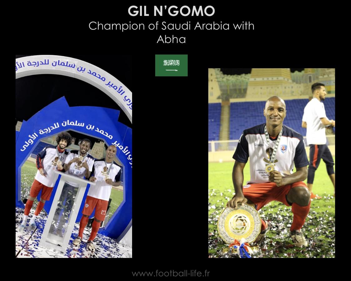 Congratulations to Gil N'GOMO for his title of champion with his club of @1abhaclub ⚽️🙏🏽🇸🇦 #abhaclub #saudiarabia #champion #gilngomo #footballlifemanagement #football