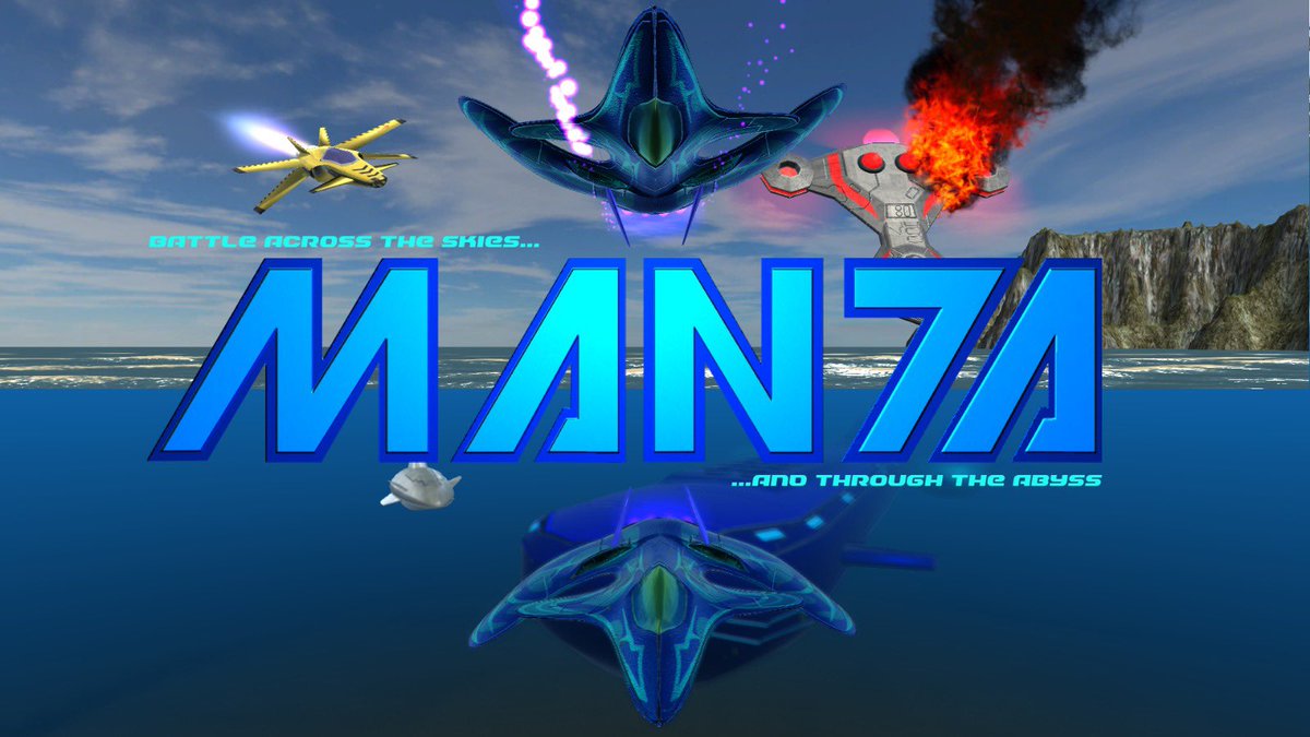 Meet Manta by <a href="/psychoclast/">Psychoclast Software▪️Manta demo live on Steam!</a>. Our newest addition to #TheReef family. #Gameplay in Manta combines the thrill of a fast-action flight #simulator, the suspense and cunning of a submarine simulation, and the tactics of a #RTS. 

#ComingSoon #GetPaidToPlay #IndieGameDev