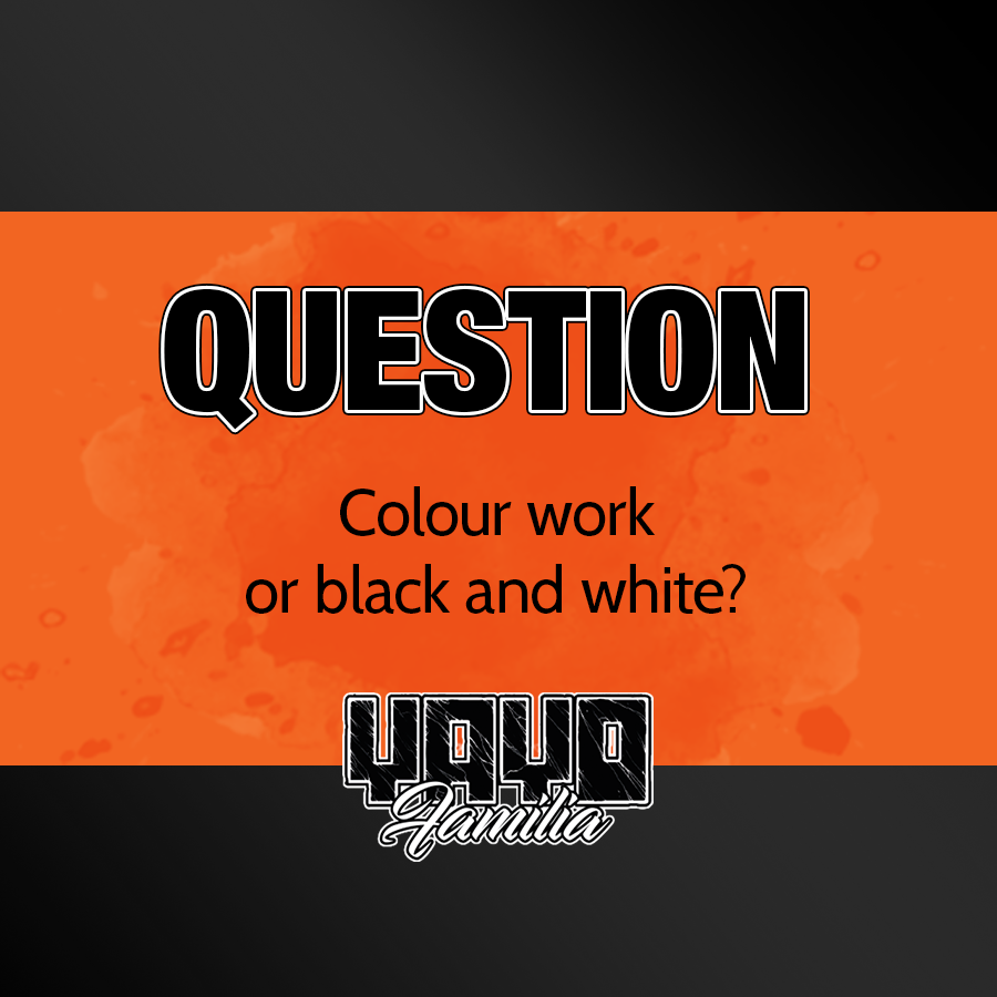 YAYOFamilia's tweet photo. Hey guys! Question for you...

Do you prefer to work with colour or black and white?

Comment your thoughts below! 💬

#yayo #yayofam #yayocare #inkcare #colourinks #inks #blackandwhite #inkproducts #aftercare #tattoocare #tattoolife #tattoolove #tattooartists #tattooart https://t.co/01vyyi0Tpn