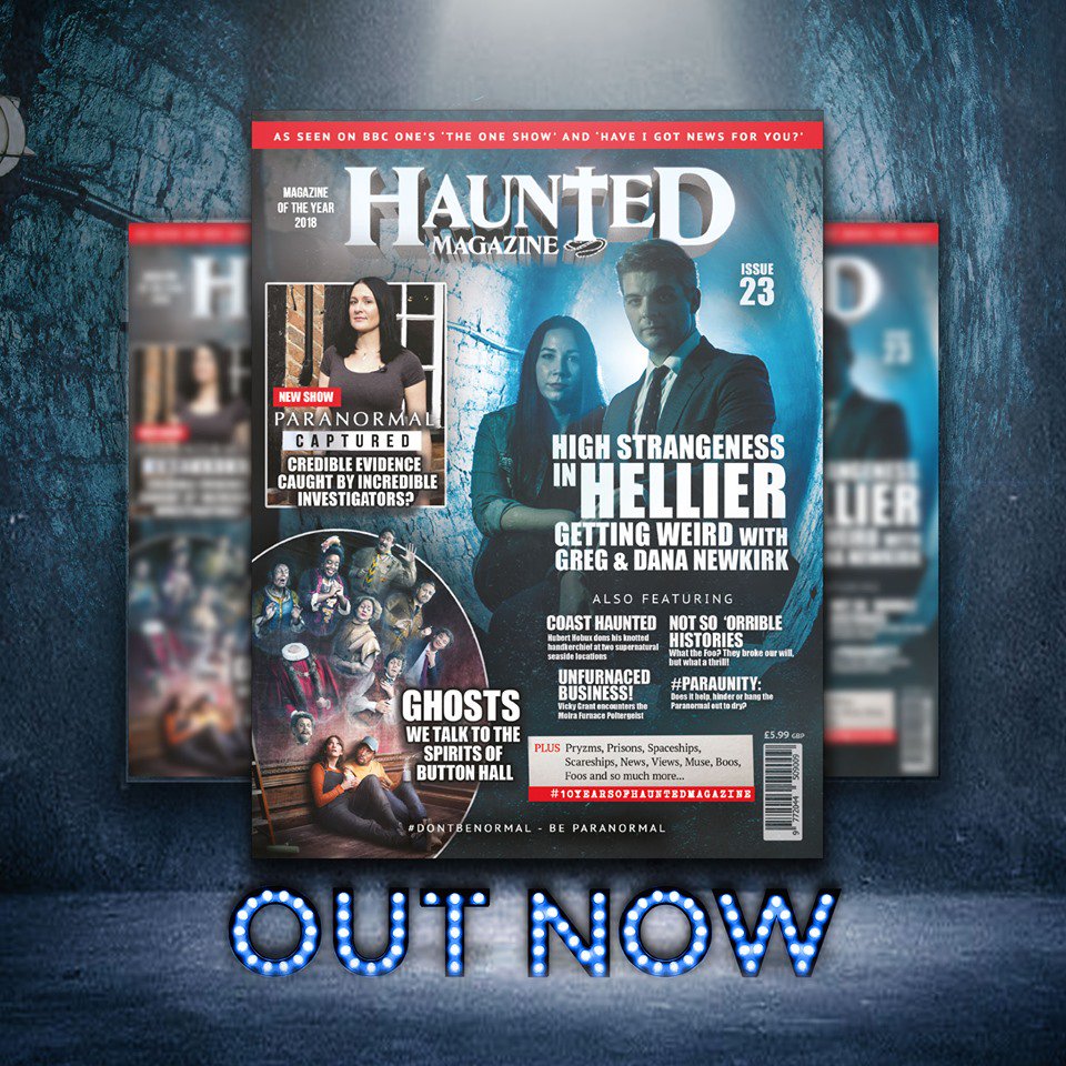 HEY HAVE WE GOT NEWS FOR YOU... #HauntedMagazine #Issue23 #haunted23 *OUT NOW* It's the fastest selling issue of #HauntedMagazine .. EVER Subscribers and pre-ordered copies are on their way to you, WORLDWIDE YOU CAN STILL ORDER: bit.ly/hauntedmagazine #DontBeNormal