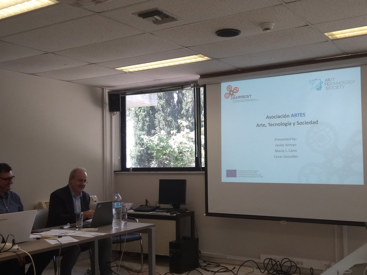 WarmestEu's tweet photo. #ARTES turn in #WARMESTEU mid term meeting. @EU_H2020 @MSCActions @CanalUGR @EU_RESEARCH https://t.co/hVfdekkcHk