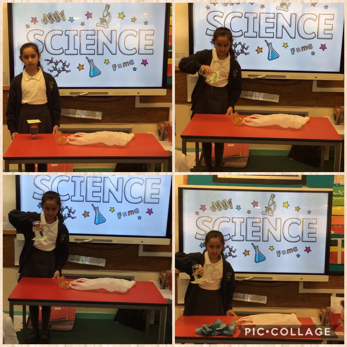 Our super Scientist of the Week this week!! Massive well done to Aamina for her ‘seal with the air’ experiment. A fantastic investigation 😊😊😊 #primaryscience #investigation #superscientist #scientistoftheweek